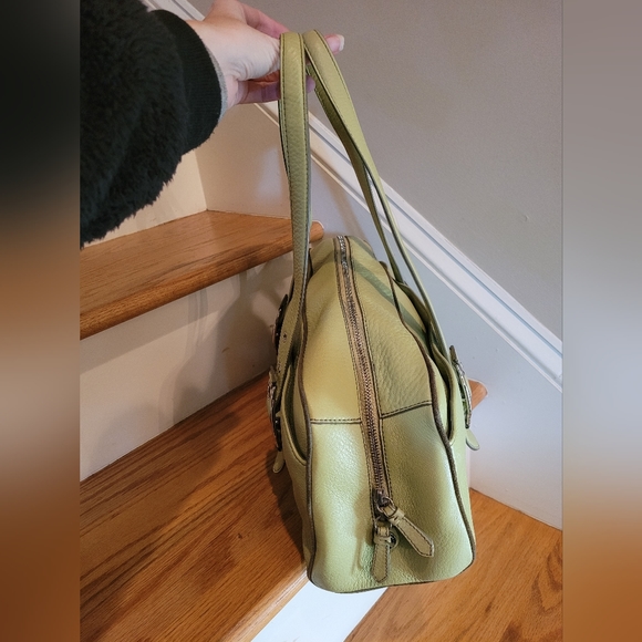 NWOT Cole Haan Light Green Leather Bag - Picture 6 of 13